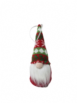 fabric christmas suspension christmas tree hanging decorations garlands--gnome suspension 20cm