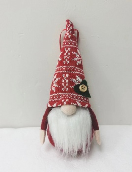 knitted fabric christmas suspension christmas tree hanging decorations garlands--gnome suspension 20cm